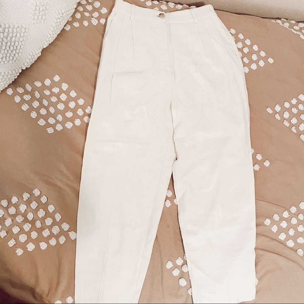 H&M White Trousers